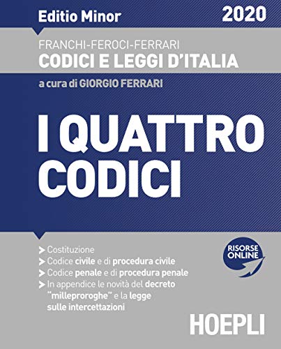 I quattro codici 2020 : ediz. minore
