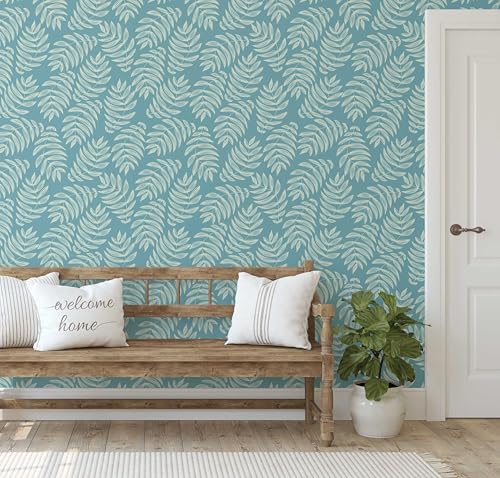 Papier peint feuille de fougère pour salon et chambre moderne - 6