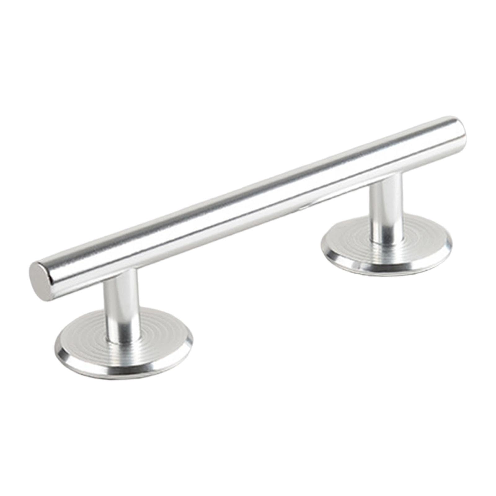 Colcolo Fingerboards Round Rail Accessory Toy, Great Add Fingertips Movement Games Obstacle Finger Mini Skateboard Rail, Creative Professional Party Finger Board Training Aid Deck Toy Silver 15 cm