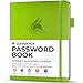 Clever Fox Passwortbuch mit Registerkarten - Adress- und Passwort-Organisationsbuch mit alphabetischen Registerkarten - Kleines Passwortbuch für Computer- und Website-Logins, Grün Ort mit günstig Kaufen-Clever Fox Passwortbuch mit Registerkarten - Adress- und Passwort-Organisationsbuch mit alphabetischen Registerkarten - Kleines Passwortbuch für Computer- und Website-Logins, Grün