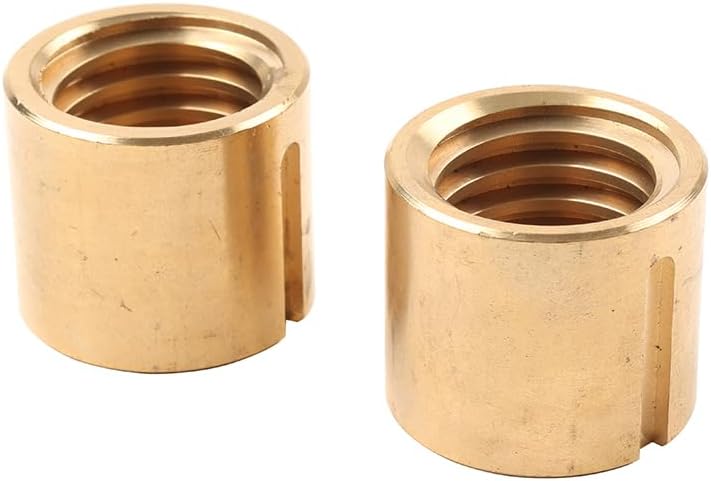 Cnamid5 2 Pcs 32 * 5mm Golden Milling Machine Replacement Parts Y Axis Cross Feed Nut For milling machine