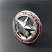 Dsycar 3D Metal Chrome TEXAS EDITION Star Emblem Diameter 3