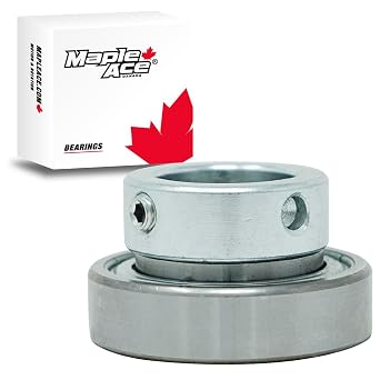 MAPLE ACE CSA205 Insert Bearing 25mm Bore, Cylindrical OD with Eccentric Locking Collar