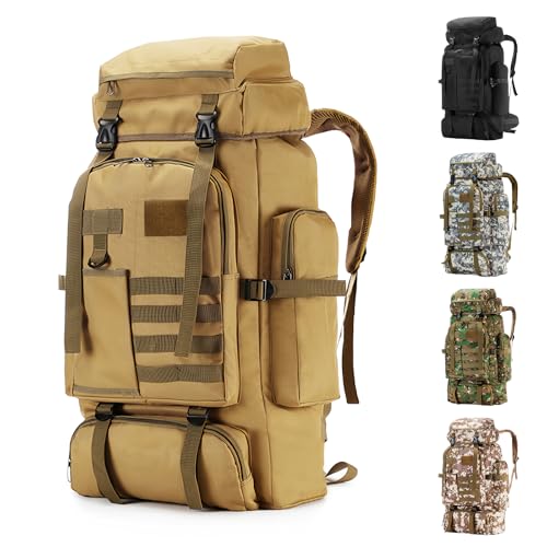 Triforde Hiking Backpack Tactical Backpack Women, 80L