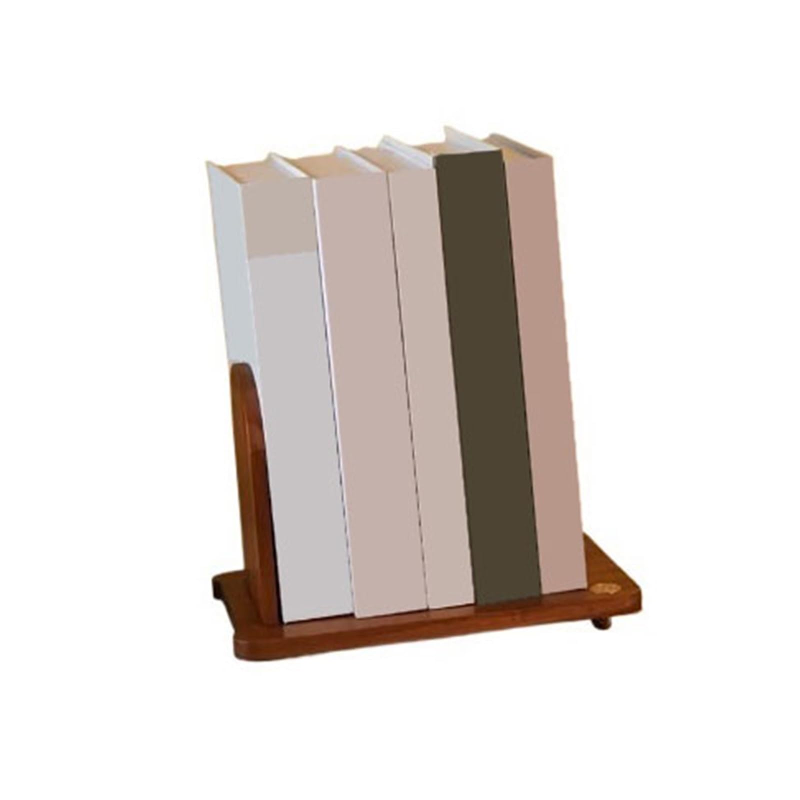 Zhaoj24-05 Bookcase Wooden Tilting Small Bookshelf Tabletop Office Organizer Display Stand