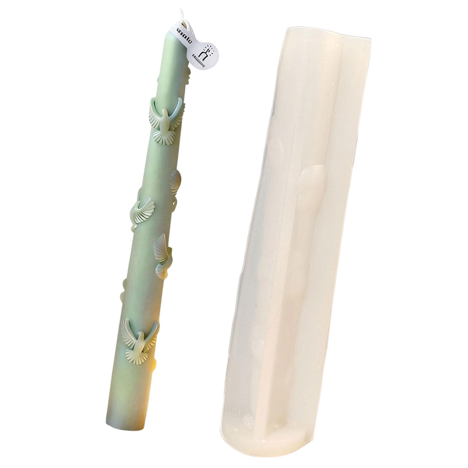 Alksubbm Silicone Cylinder with Honeycombs Pattern for Soap Making Projects Silicone