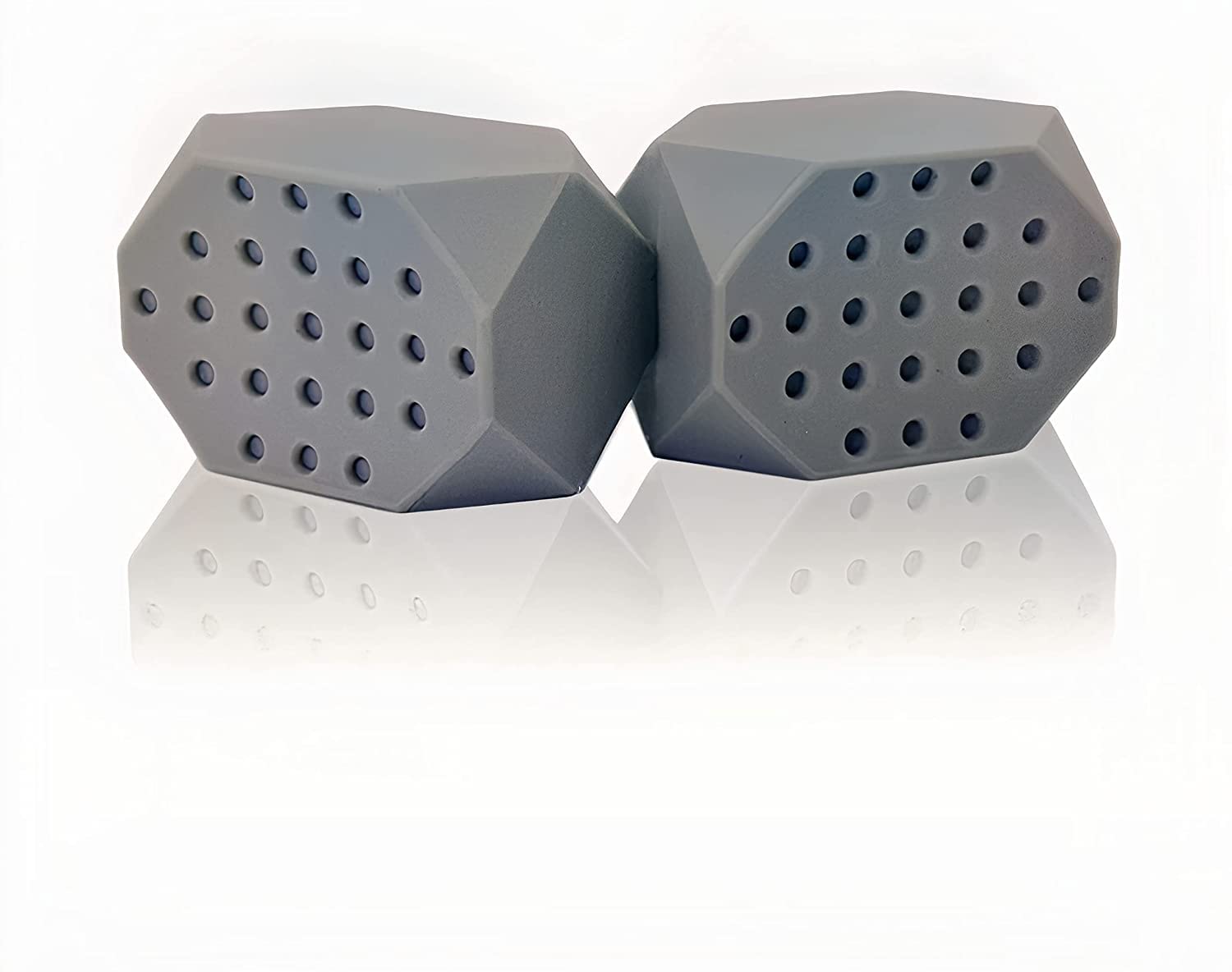 BESTCENT Jaw Exerciser For Men & Women, Jaw, Face, and Neck Exerciser, Jawline Shaper, 2 Pack (Gray)