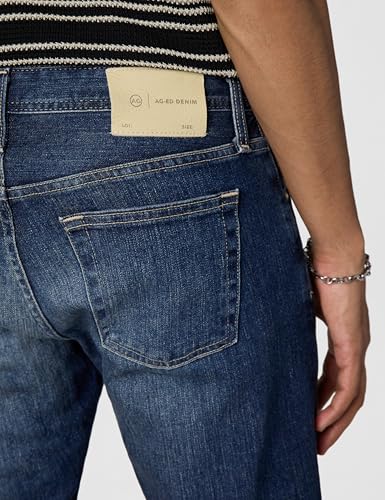 Image of AG Adriano Goldschmied Mens Tellis Modern Slim Jeans, 9 Years Solar Ray Destructed, 41 US