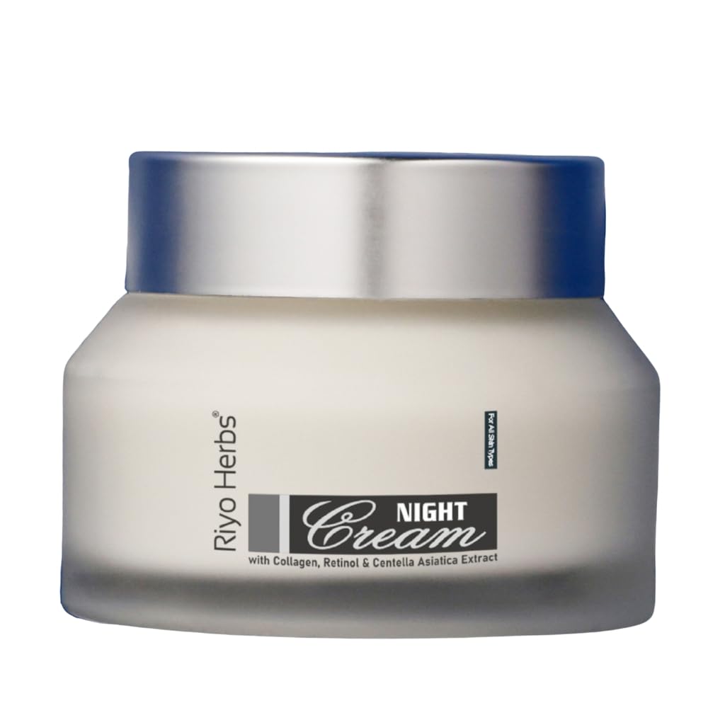 Retinol Night Cream for Face 50g | Enrich with 0.1% Retinol, Collagen & Cocoa Butter | For Reduce Wrinkles and Improve Skin Texture