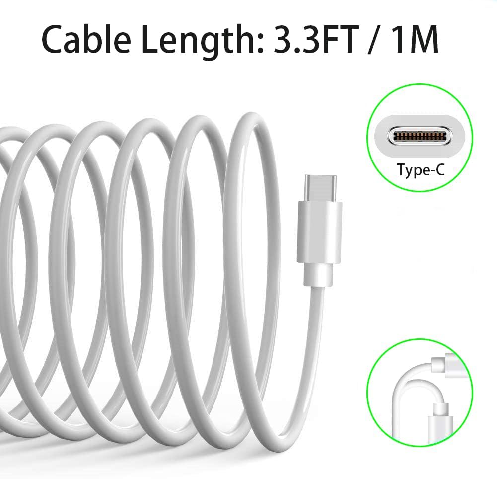 Carplay Zestaw 3 kabli do ładowania samochodu iPhone 16 Pro Max, ładowarka do iPhone'a 15 z kablem końcowym USB, kabel USB do USB C 91 cm do MacBooka Pro/iPad Pro, ładowarka