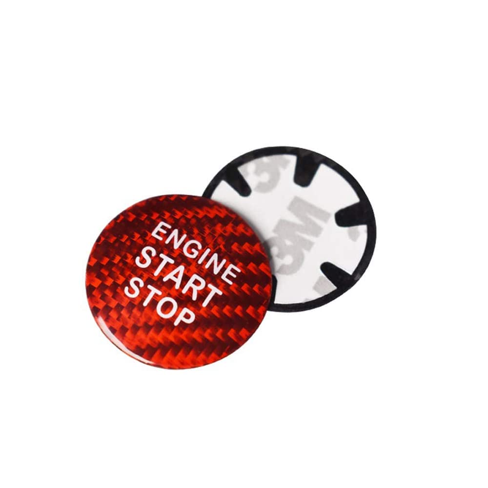 ontto Carbon Fiber Start Stop Button Cover Sticker for Lexus IS ES