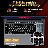 15.6 inch Laptop, Celeron N5095 (Up to 2.9GHz), 8GB RAM 256GB SSD, Full HD 1080P IPS Display, Notebook Win11 Pro, Webcam, WiFi 5, Type-C, Mini HDMI, Numeric keypad Laptops for Business and Students - Image 7