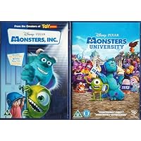 MONSTERS INC 1-2 COMPLETE COLLECTION / 1. MONSTERS INC. / 2. MONSTERS UNIVERSITY = ULTIMATE 2x DVD UK SET