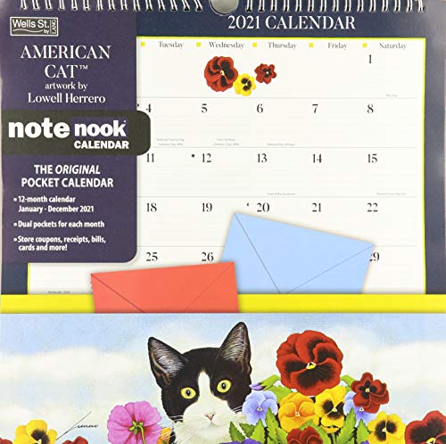 American Cat 2021 Note Nook Calendar