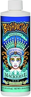 Foxfarm FX14113 Bush Doctor Wholly Mackerel Fish Fertilizer, 1 Pint, Clear