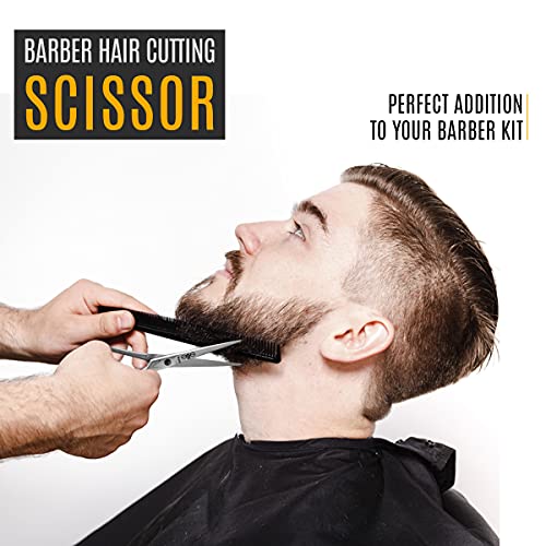 Hair Cutting Scissors, Barber Shears - Elite Unity 6.5 Inch Professional Hair Scissors - Razor Edge Sharp Scissors For Barber Kit, Haircut, Trimming Men/Women (Scissors) #TOP5
