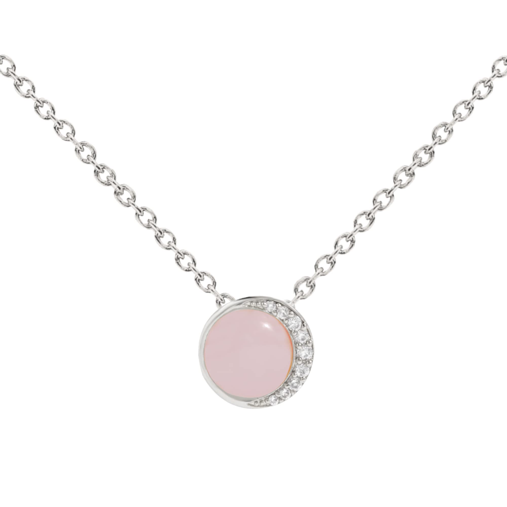 See full amazon price history chart for MINUTIAE Round Shape Pink Healing Solitaire Stone Swarovski Crystal Diamonds Pendant Necklace For Women And Girls - Silver | Stylish Design with Extendable Chain Loop | Promotes Love MINUTIAE Round Shape Pink Healing Solitaire Stone Swarovski Crystal Diamonds Pendant Necklace For Women And Girls - Silver | Stylish Design with Extendable Chain Loop | Promotes Love (B0B38RRWQW) Amazon Price History, Amazon Price Tracker
