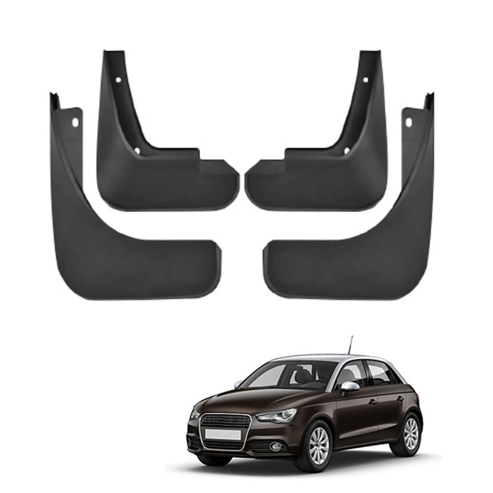 AMHVMU 4pcs Mud Flaps for Audi A1 hatchback 2012-2015