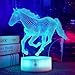 OkiyiD Pferd Geschenke für Mädchen, Pferd 3D Illusion Lampe Pferd Nachtlicht mit Fernbedienung + Touch 16 Farbwechsel + Timer Schreibtischlampen für Mädchen Zimmerdekor (Pferd 1) Touch Lampen günstig Kaufen-OkiyiD Pferd Geschenke für Mädchen, Pferd 3D Illusion Lampe Pferd Nachtlicht mit Fernbedienung + Touch 16 Farbwechsel + Timer Schreibtischlampen für Mädchen Zimmerdekor (Pferd 1)