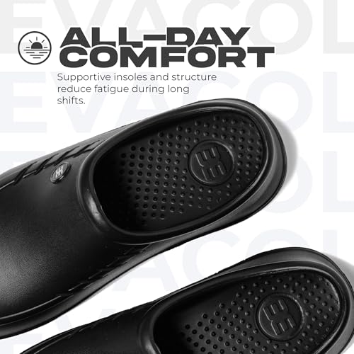 Image of Non Slip Shoes for Women - Slip On Clogs, Comfortable Work Shoes