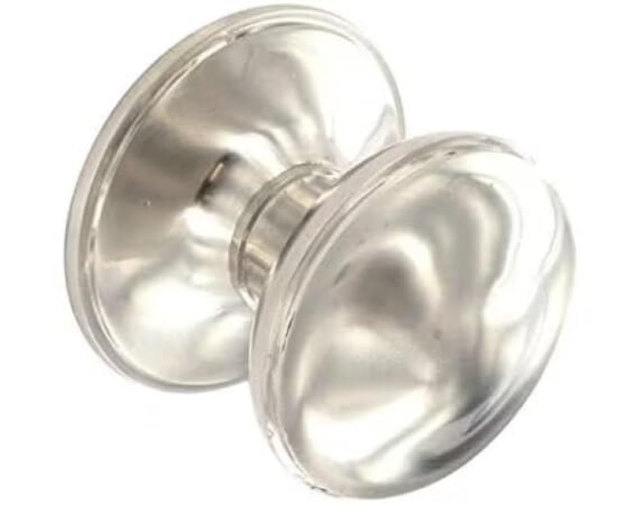 EUROART Centre Door Knob in (Multiple Finish) & Sizes 75mm, 100mm & 125mm (Satin Chrome, 125mm)