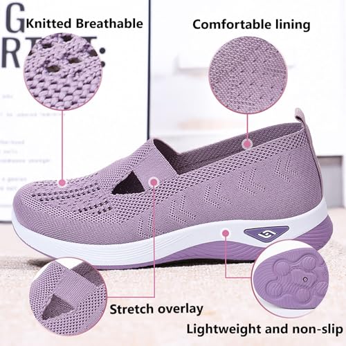 Generic Women Footwear Orthopedic Sneakers Woven Breathable Running Shoes Arch Support Walking Shoes Soft Sole Shoes Cloud Slide Orthopedic4