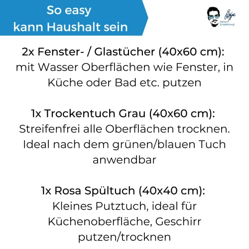 Mikrofasertuch EliXito WienerLappen für den Haushalt