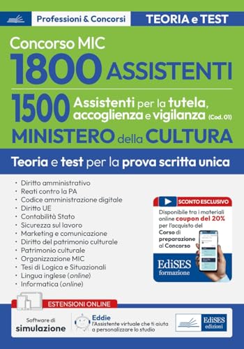 Concorso MIC 1500 assistenti tutela accoglienza vigilanza