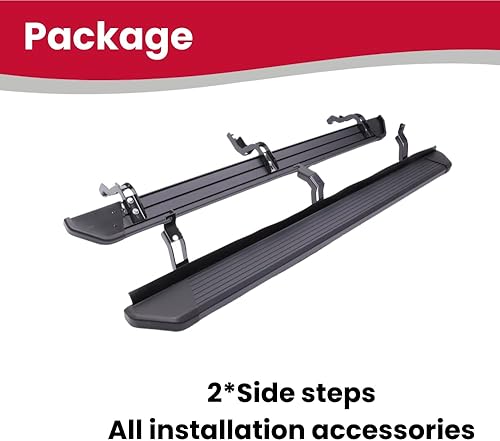 Miniatura 5 de Estribos laterales de 5 pulgadas para Ford Bronco de 4 puertas 2021 2022 2023 2024 2025 Accesorios de barra Nerf