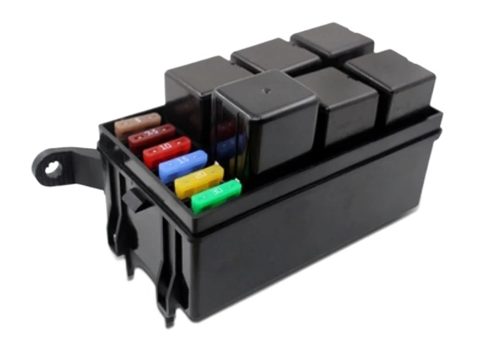 Bloc de fusibles ATC/ATO à 6 Voies avec kit boîte relais étanche universel auto et camion