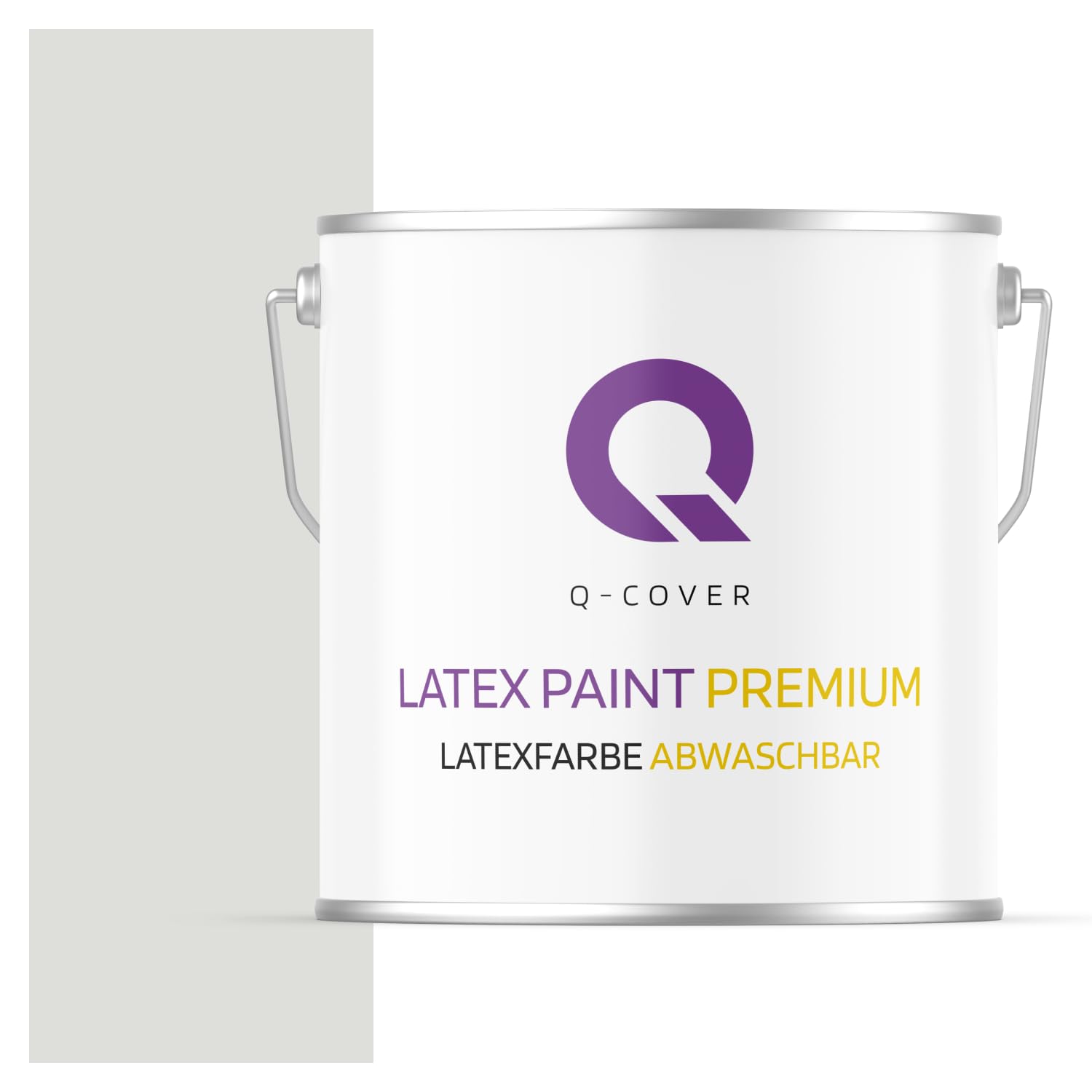 Peinture latex très mat gris clair 5L de finition supérieure intérieure