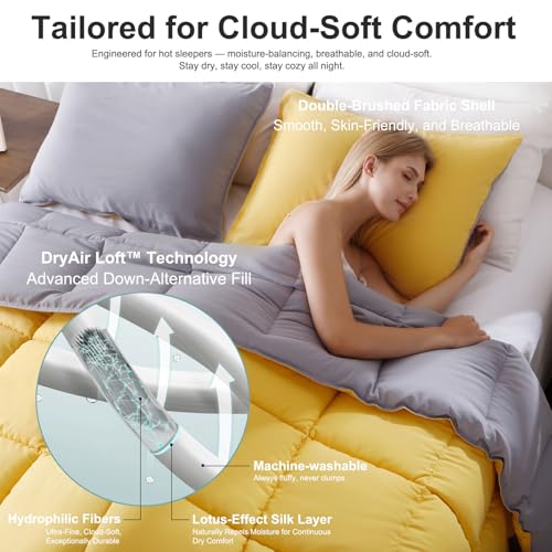 Image of California King Comforter Set, Reversible,Goose Down Alternative,All Season
