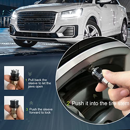 Jinkey Upgrade 4 Tire Pressure Equalizer With Quick Coupler Adaptor Professional 4 Way Tire Inflation Deflation System Off-Road Air Down Tire Deflators Monitor For Offroad Vehicles Accessories #TOP5