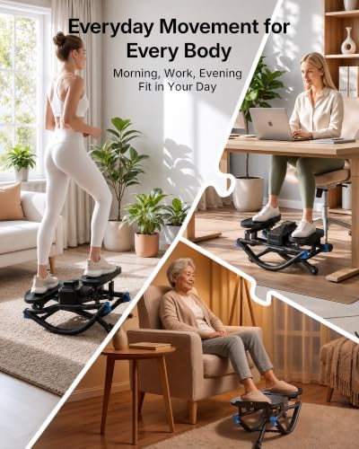 Image of Merach Rocking Steppers for Exercise at Home, 3D Motion Stair Stepper