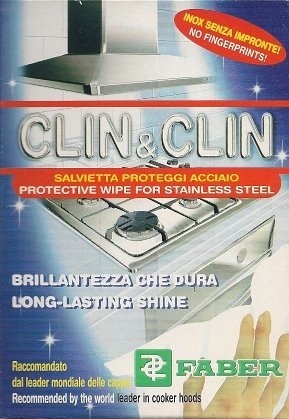 Faber - confezione 5 salviette clin&clin