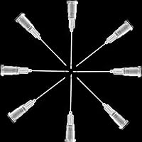 Vista 6 de Paquete de 100 herramientas de laboratorio dispensadoras de acero inoxidable de 16Ga 1 1/4 pulgadas, accesorios para laboratorios científicos