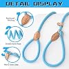 Mile High Life Slip Lead Dog Leash - 4FT, 5FT, 6FT Heavy Duty Rope Leash for No Pull Training, Durable Braided Dog Lead with Leather Stopper & Tip for Medium Large Dogs #2