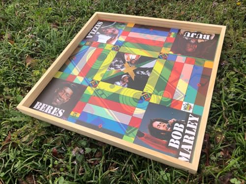 Jamaicanludo JMLRL01A Jamaican Ludo Reggae Legends Edition | Ideal Gift Idea | Dad Birthday | Mom Birthday | Grandparents Gift | Outdoor Events | Family Game Night | Board Game Fun Multiplayer thumb #2