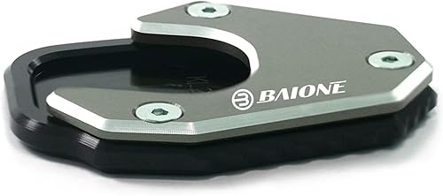 Miniatura 5 de COPART Motocicleta Kickstand Pad Extender Pie Lateral Soporte Soporte Placa de Soporte para Honda CRF250 Rally CRF250L 2017 2018 2019 Titanio