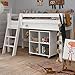 Produktbild Hoppekids ECO Luxury Halbhochbett 70x160cm mit schräge Leiter, Weiß