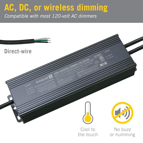 Image of Armacost Lighting 120-Watt Universal Dimmable 12V DC LED Driver TRIAC 841200N