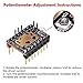 BIGTREETECH TMC2209 V1.3 UART Stepper Motor Driver 2.8A Peak Stepstick Silent Driver for Manta M8P, Octopus V1.1, Octopus Pro, SKR 3, SKR V1.4 Turbo, SKR Pro V1.2 3D Printer Control Board (2 PCS)