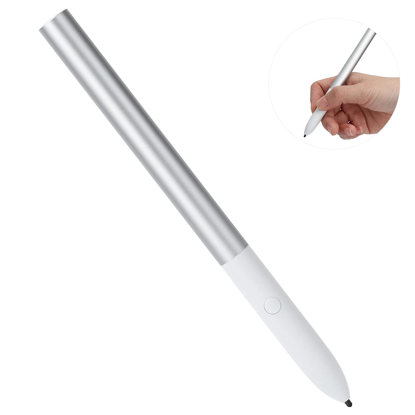 Sxhlseller/Slate Stylus Penna Touch a Risposta Rapida per la Scrittura Intelligente, Adatta per L'uso su Tablet, Lega di Alluminio Argento