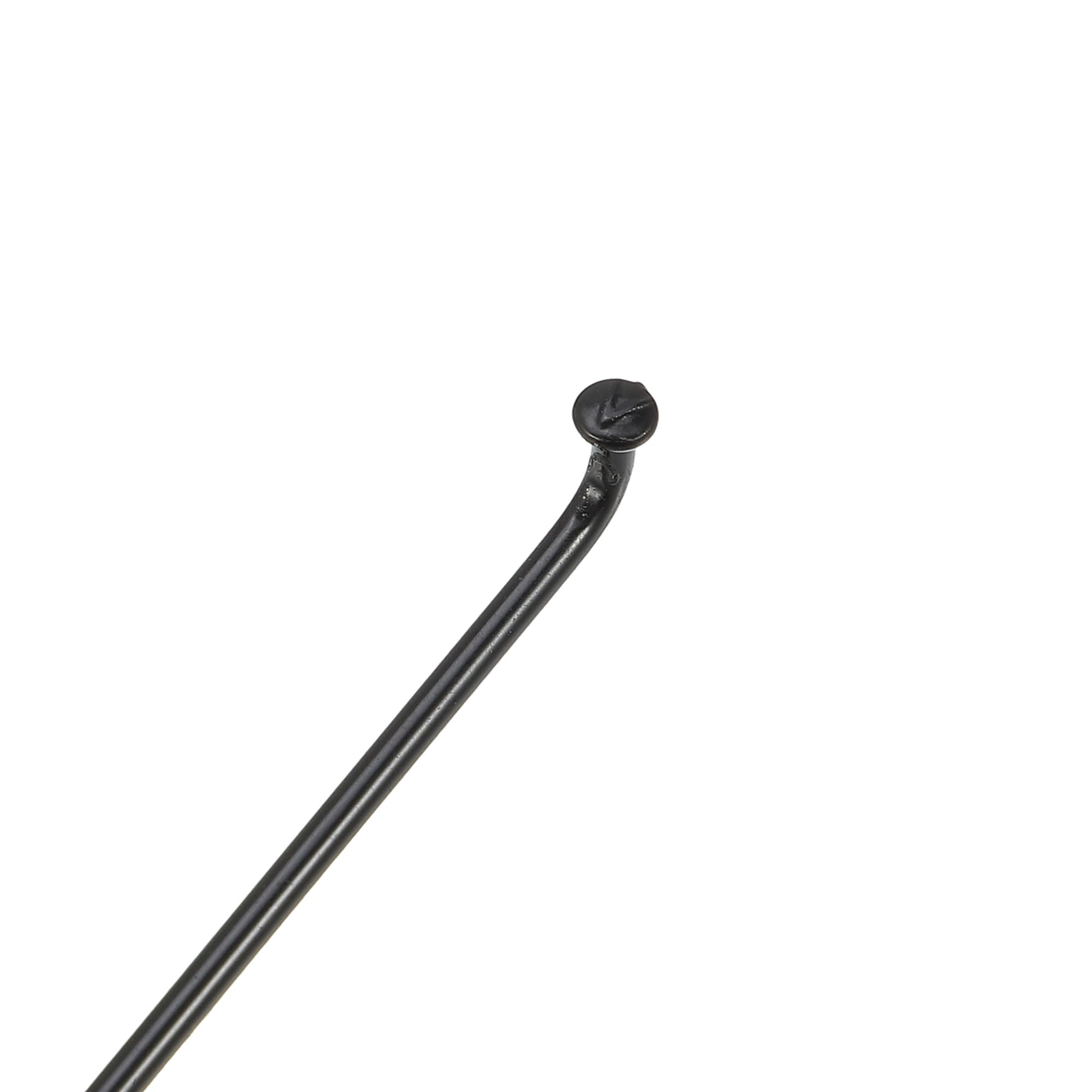QUARKZMAN 12 sztuk 14G J krzywa 286 mm szprychy ze sutkami do roweru, czarne