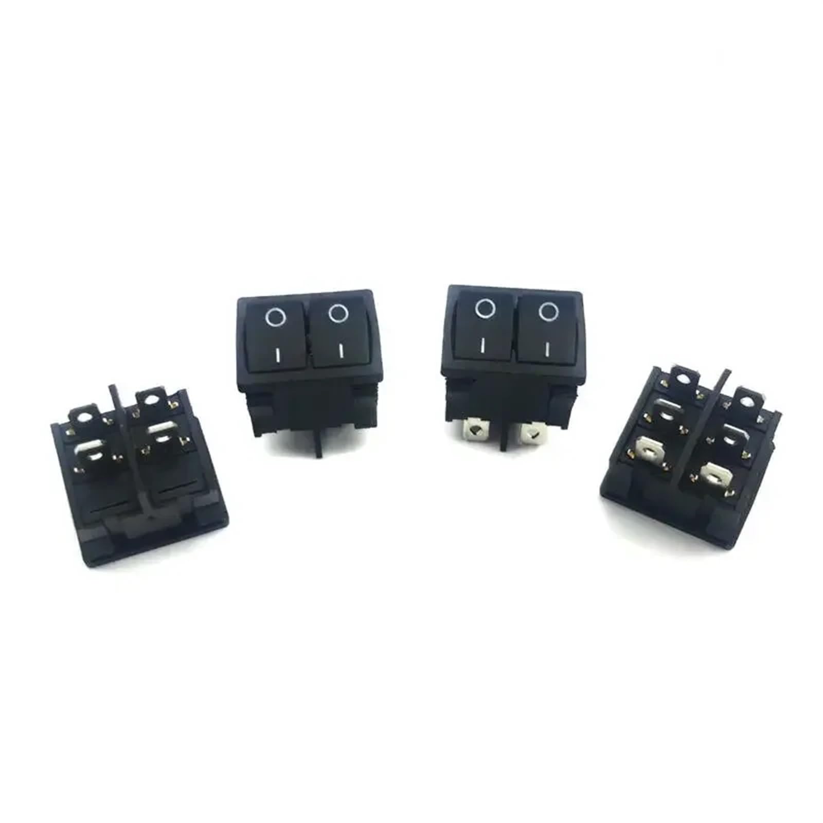 4 Pin Rocker Switch 6A 250V Black Rocker Switch 4-Pin 6A 250VAC ...