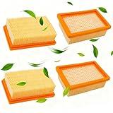 4 Stück Flachfaltenfilter Anwendbar für Kärcher Staubsauger Filter Mehrzwecksauger Ersetzen für MV4 MV5 MV6 Staubsauger Zubehör 16 * 10.2 * 4.7cm