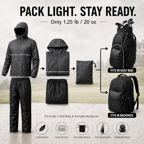 SWISSWELL Unisex Golf Rain Suit