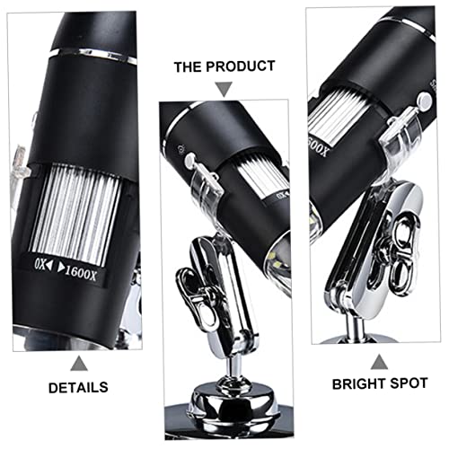 Microscope numérique USB NUOBESTY pour analyser les détails des objets à la maison