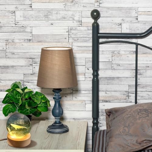 Image of 3D Crystal Ball LED Night Lamp with Wooden Base | Warm Light Bedside Table Lamp for Bedroom, Living Room, Kids Room, Study, Home Decoration & Gifting (Whale)