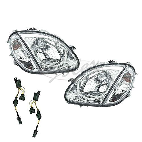 Shop Import, Scheinwerfer, Chrom, für Mercedes SLK R170, 1996-2004